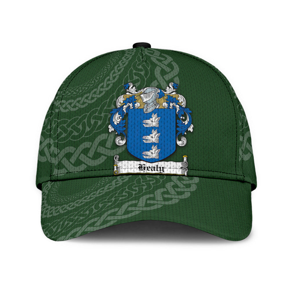 Clan Healy Coat Of Arms - Irish Family Crest St Patrick's Day Classic CapQX57 Classic Cap - Healy Coat Of Arms St Patrick's Day Classic Cap Irish Cap