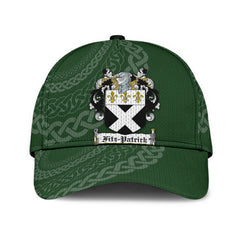 Clan Fitzpatrick Coat Of Arms - Irish Family Crest St Patrick's Day Classic CapMI80 Classic Cap - Fitzpatrick Coat Of Arms St Patrick's Day Classic Cap Irish Cap
