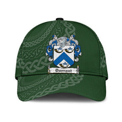 Clan Durrant Coat Of Arms - Irish Family Crest St Patrick's Day Classic CapAN30 Classic Cap - Durrant Coat Of Arms St Patrick's Day Classic Cap Irish Cap
