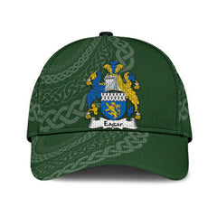 Clan Eagar Coat Of Arms - Irish Family Crest St Patrick's Day Classic CapQS53 Classic Cap - Eagar Coat Of Arms St Patrick's Day Classic Cap Irish Cap