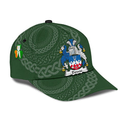 Clan Dowse Coat Of Arms - Irish Family Crest St Patrick's Day Classic CapHJ38 Classic Cap - Dowse Coat Of Arms St Patrick's Day Classic Cap Irish Cap