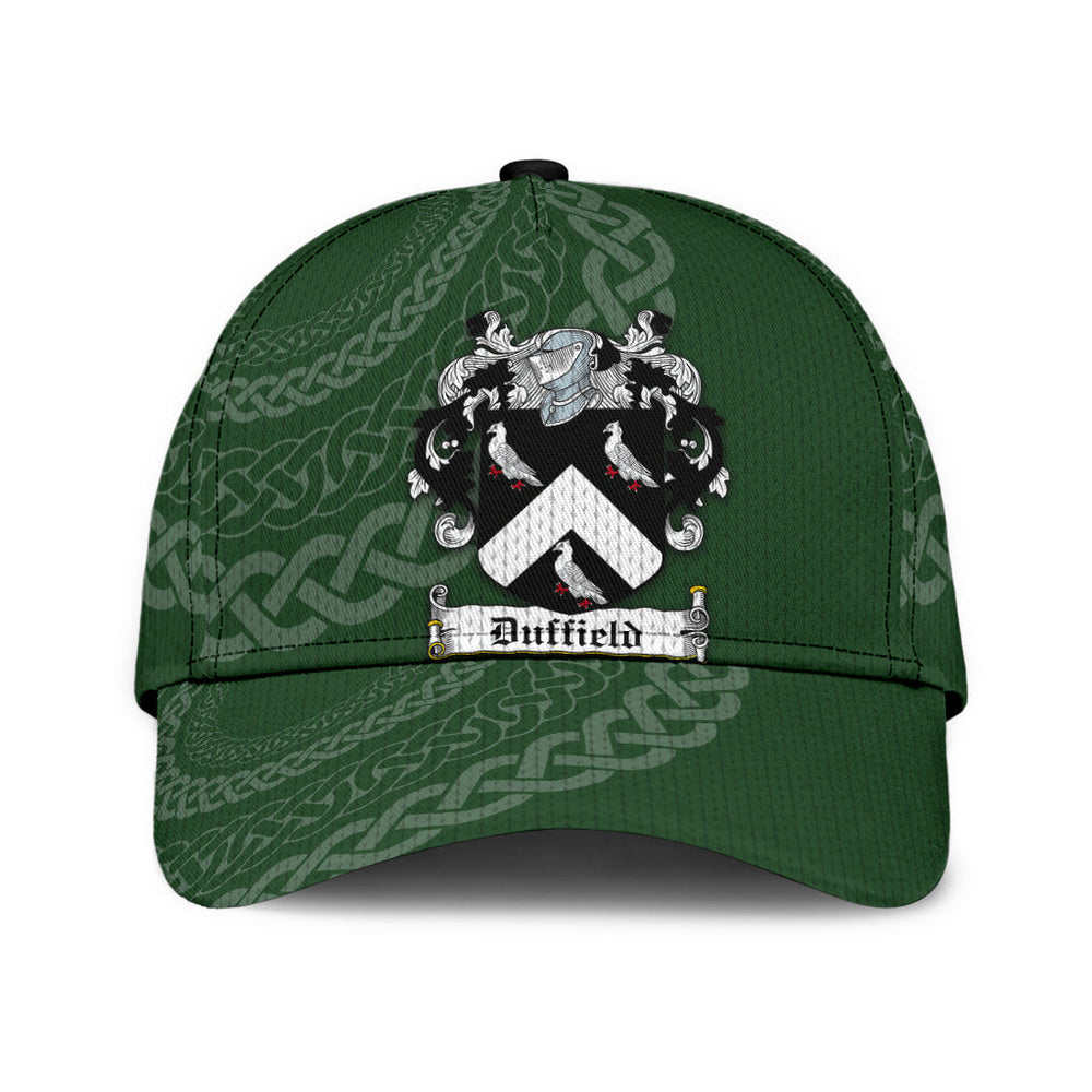 Clan Duffield Coat Of Arms - Irish Family Crest St Patrick's Day Classic CapOI99 Classic Cap - Duffield Coat Of Arms St Patrick's Day Classic Cap Irish Cap