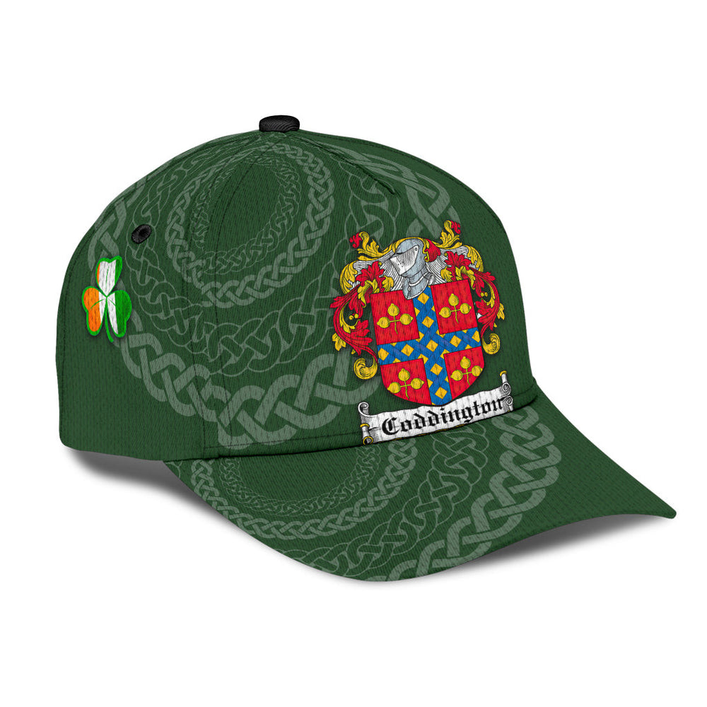 Clan Coddington Coat Of Arms - Irish Family Crest St Patrick's Day Classic CapPZ63 Classic Cap - Coddington Coat Of Arms St Patrick's Day Classic Cap Irish Cap