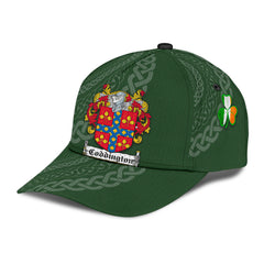 Clan Coddington Coat Of Arms - Irish Family Crest St Patrick's Day Classic CapPZ63 Classic Cap - Coddington Coat Of Arms St Patrick's Day Classic Cap Irish Cap