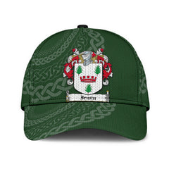 Clan Irwin Coat Of Arms - Irish Family Crest St Patrick's Day Classic CapMU47 Classic Cap - Irwin Coat Of Arms St Patrick's Day Classic Cap Irish Cap