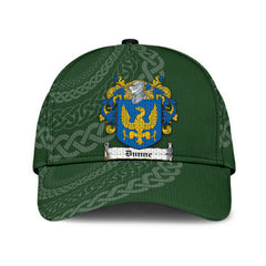 Clan Dunne Coat Of Arms - Irish Family Crest St Patrick's Day Classic CapBH22 Classic Cap - Dunne Coat Of Arms St Patrick's Day Classic Cap Irish Cap