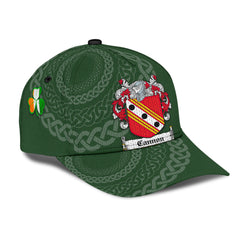 Clan Cannon Coat Of Arms - Irish Family Crest St Patrick's Day Classic CapUA55 Classic Cap - Cannon Coat Of Arms St Patrick's Day Classic Cap Irish Cap