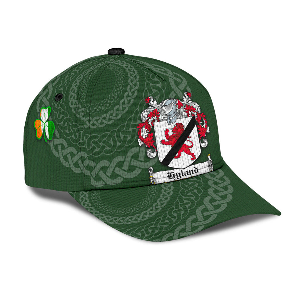 Clan Hyland Coat Of Arms - Irish Family Crest St Patrick's Day Classic CapUY46 Classic Cap - Hyland Coat Of Arms St Patrick's Day Classic Cap Irish Cap