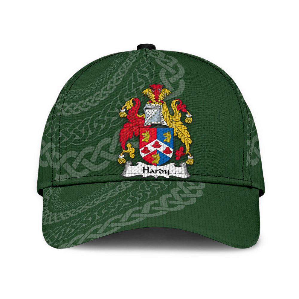 Clan Hardy Coat Of Arms - Irish Family Crest St Patrick's Day Classic CapLU23 Classic Cap - Hardy Coat Of Arms St Patrick's Day Classic Cap Irish Cap