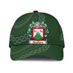 Clan Hawkins Coat Of Arms Wexfordarms - Irish Family Crest St Patrick's Day Classic CapKG13 Classic Cap - Hawkins Coat Of Arms Wexfordarms St Patrick's Day Classic Cap Irish Cap