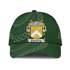 Clan Fanning Coat Of Arms - Irish Family Crest St Patrick's Day Classic CapPW12 Classic Cap - Fanning Coat Of Arms St Patrick's Day Classic Cap Irish Cap