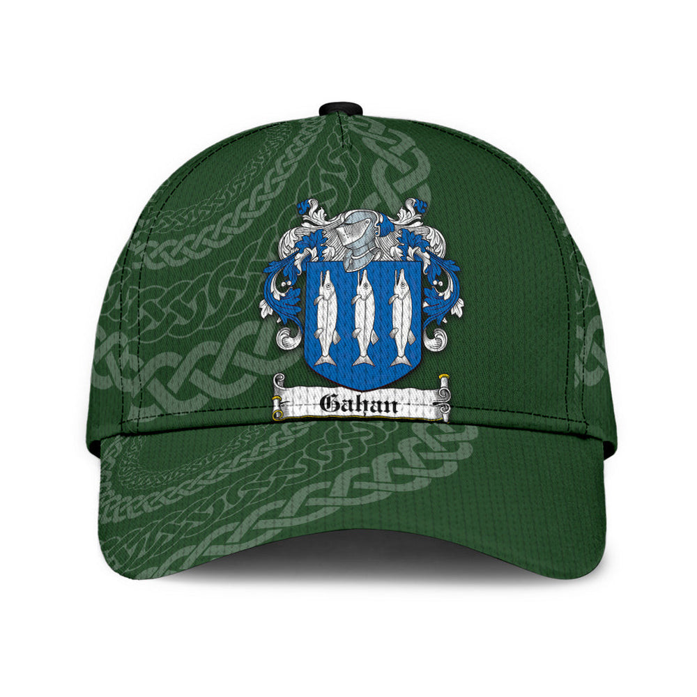 Clan Gahan Coat Of Arms - Irish Family Crest St Patrick's Day Classic CapLT15 Classic Cap - Gahan Coat Of Arms St Patrick's Day Classic Cap Irish Cap