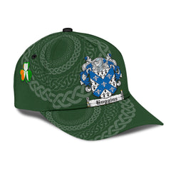 Clan Huggins Coat Of Arms - Irish Family Crest St Patrick's Day Classic CapXX80 Classic Cap - Huggins Coat Of Arms St Patrick's Day Classic Cap Irish Cap