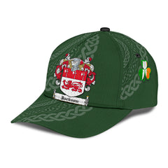 Clan Jackson Coat Of Arms - Irish Family Crest St Patrick's Day Classic CapFY51 Classic Cap - Jackson Coat Of Arms St Patrick's Day Classic Cap Irish Cap
