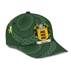 Clan Carew Coat Of Arms - Irish Family Crest St Patrick's Day Classic CapLE34 Classic Cap - Carew Coat Of Arms St Patrick's Day Classic Cap Irish Cap