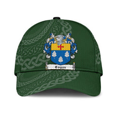 Clan Cogan Coat Of Arms Kildare Irelandarms - Irish Family Crest St Patrick's Day Classic CapOF59 Classic Cap - Cogan Coat Of Arms Kildare Irelandarms St Patrick's Day Classic Cap Irish Cap