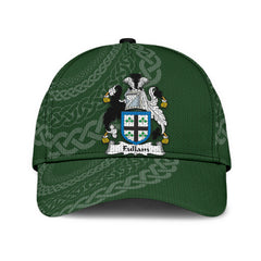 Clan Fullam Coat Of Arms - Irish Family Crest St Patrick's Day Classic CapEP58 Classic Cap - Fullam Coat Of Arms St Patrick's Day Classic Cap Irish Cap