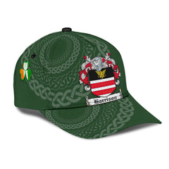 Clan Harrison Coat Of Arms - Irish Family Crest St Patrick's Day Classic CapTV59 Classic Cap - Harrison Coat Of Arms St Patrick's Day Classic Cap Irish Cap