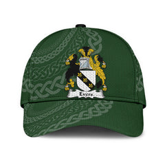 Clan Evers Coat Of Arms - Irish Family Crest St Patrick's Day Classic CapKK54 Classic Cap - Evers Coat Of Arms St Patrick's Day Classic Cap Irish Cap