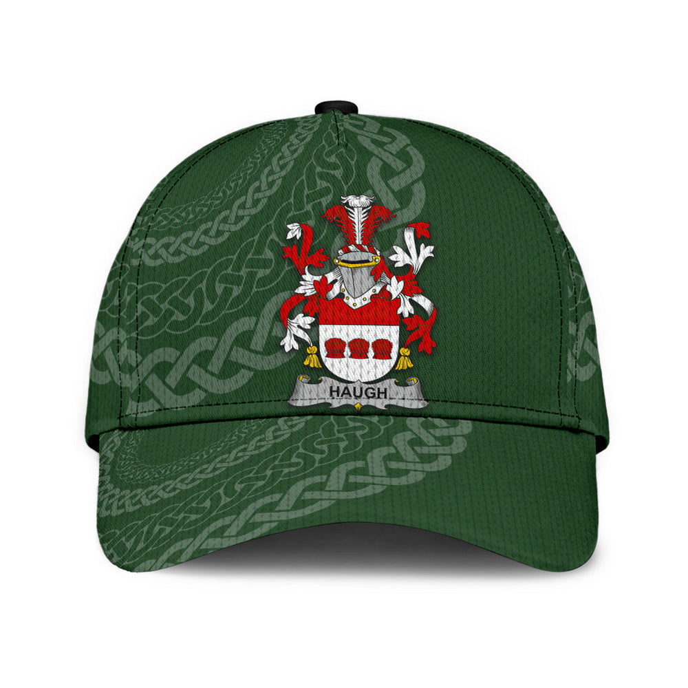 Clan Haugh Coat Of Arms - Irish Family Crest St Patrick's Day Classic CapPO37 Classic Cap - Haugh Coat Of Arms St Patrick's Day Classic Cap Irish Cap