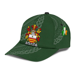 Clan Hare Coat Of Arms - Irish Family Crest St Patrick's Day Classic CapAO87 Classic Cap - Hare Coat Of Arms St Patrick's Day Classic Cap Irish Cap