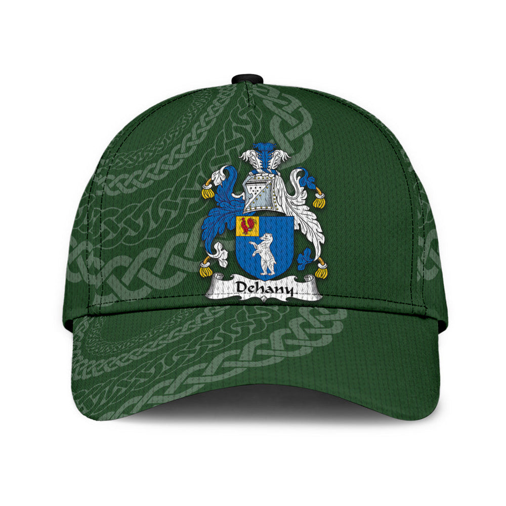 Clan Dehany Coat Of Arms - Irish Family Crest St Patrick's Day Classic CapSC49 Classic Cap - Dehany Coat Of Arms St Patrick's Day Classic Cap Irish Cap