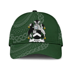 Clan Fryer Coat Of Arms - Irish Family Crest St Patrick's Day Classic CapUM32 Classic Cap - Fryer Coat Of Arms St Patrick's Day Classic Cap Irish Cap