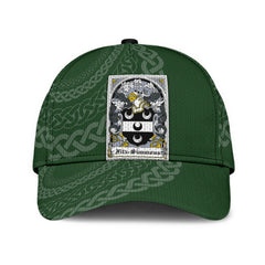 Clan Fitzsimmons Coat Of Arms - Irish Family Crest St Patrick's Day Classic CapCT56 Classic Cap - Fitzsimmons Coat Of Arms St Patrick's Day Classic Cap Irish Cap