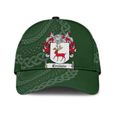 Clan Cremin Coat Of Arms - Irish Family Crest St Patrick's Day Classic CapLM46 Classic Cap - Cremin Coat Of Arms St Patrick's Day Classic Cap Irish Cap