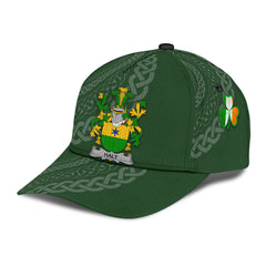 Clan Haly Coat Of Arms - Irish Family Crest St Patrick's Day Classic CapKZ80 Classic Cap - Haly Coat Of Arms St Patrick's Day Classic Cap Irish Cap