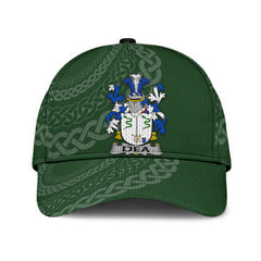 Clan Dea Coat Of Arms - Irish Family Crest St Patrick's Day Classic CapFS73 Classic Cap - Dea Coat Of Arms St Patrick's Day Classic Cap Irish Cap
