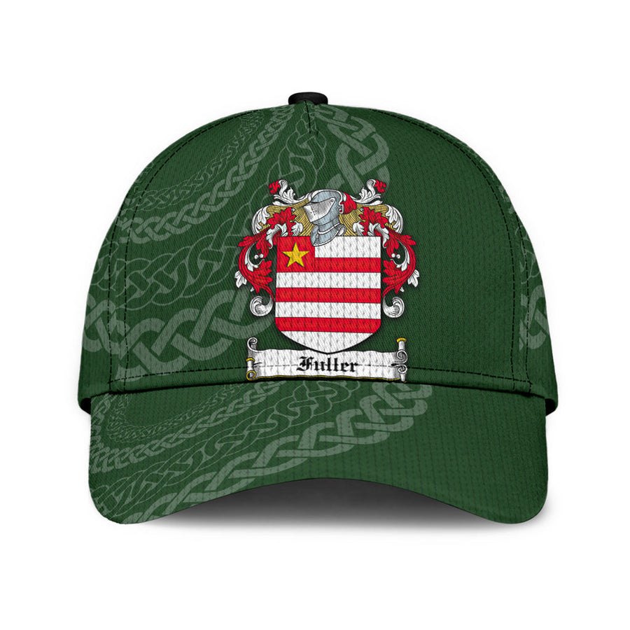 Clan Fuller Coat Of Arms - Irish Family Crest St Patrick's Day Classic CapGX76 Classic Cap - Fuller Coat Of Arms St Patrick's Day Classic Cap Irish Cap