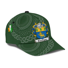 Clan Costigan Coat Of Arms - Irish Family Crest St Patrick's Day Classic CapSF50 Classic Cap - Costigan Coat Of Arms St Patrick's Day Classic Cap Irish Cap