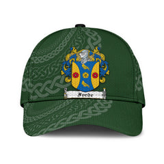Clan Forde Coat Of Arms - Irish Family Crest St Patrick's Day Classic CapBH71 Classic Cap - Forde Coat Of Arms St Patrick's Day Classic Cap Irish Cap