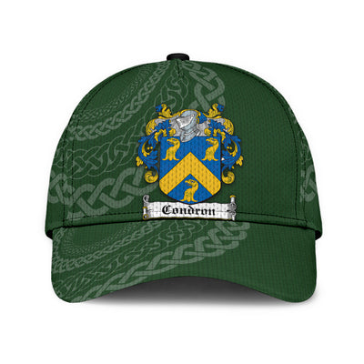 Clan Condron Coat Of Arms - Irish Family Crest St Patrick's Day Classic Cap GE80