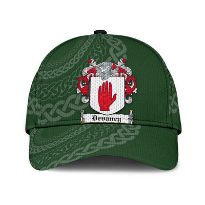 Clan Devaney Coat Of Arms - Irish Family Crest St Patrick's Day Classic Cap YK84