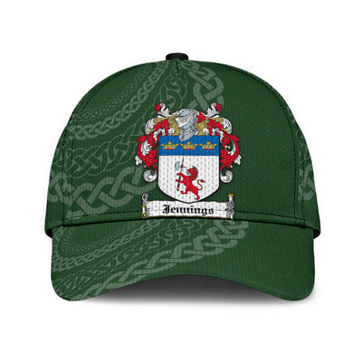 Clan Jennings Coat Of Arms - Irish Family Crest St Patrick's Day Classic Cap UU40