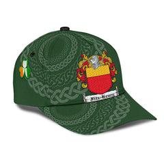 Clan Fitzhenry Coat Of Arms Wexford Irelandarms - Irish Family Crest St Patrick's Day Classic CapXC47 Classic Cap - Fitzhenry Coat Of Arms Wexford Irelandarms St Patrick's Day Classic Cap Irish Cap