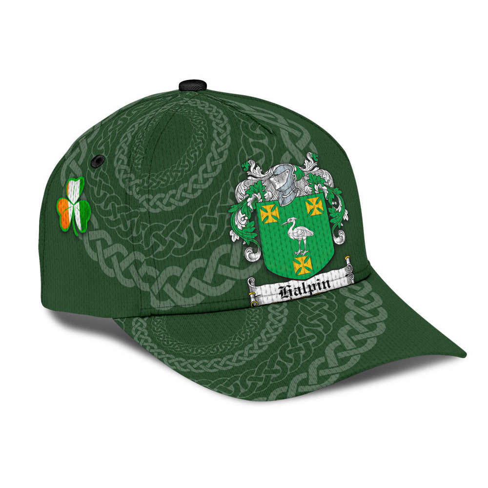 Clan Halpin Coat Of Arms - Irish Family Crest St Patrick's Day Classic CapYF27 Classic Cap - Halpin Coat Of Arms St Patrick's Day Classic Cap Irish Cap