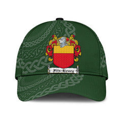 Clan Fitzhenry Coat Of Arms Wexford Irelandarms - Irish Family Crest St Patrick's Day Classic CapXC47 Classic Cap - Fitzhenry Coat Of Arms Wexford Irelandarms St Patrick's Day Classic Cap Irish Cap