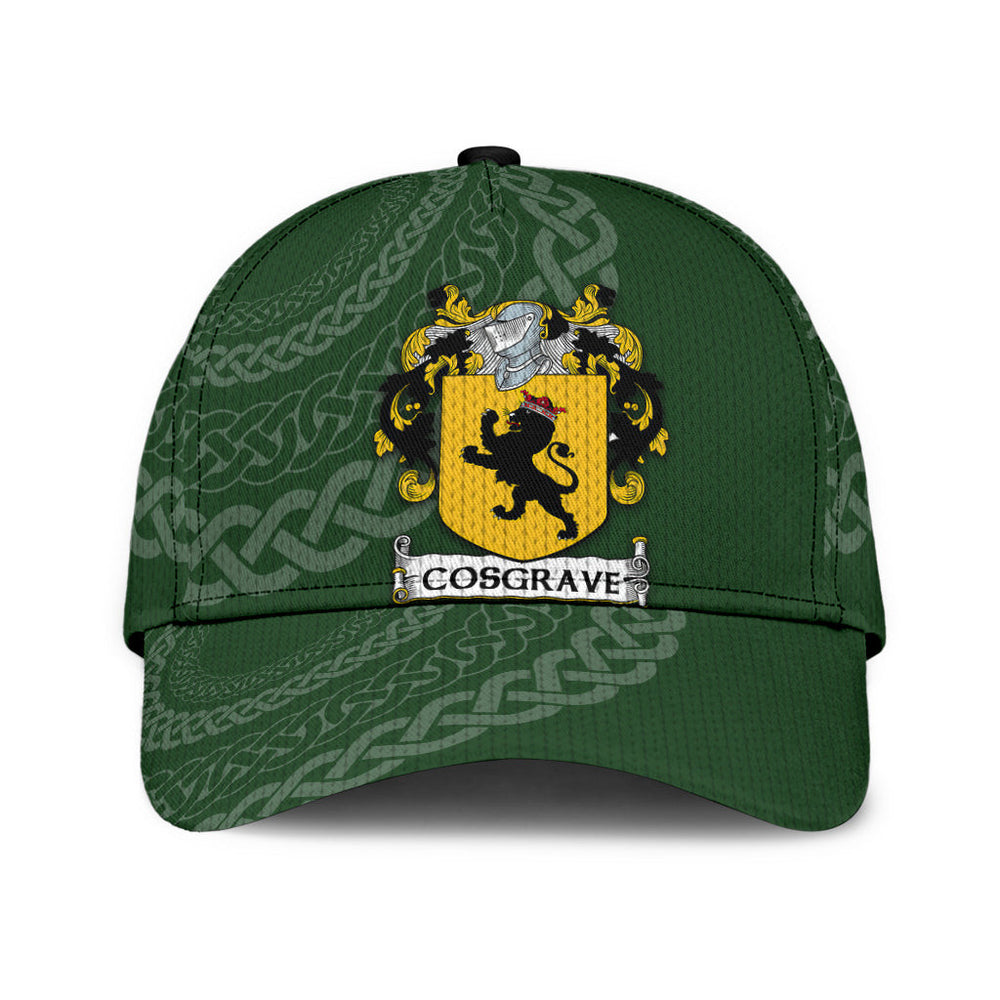 Clan Cosgrave Coat Of Arms - Irish Family Crest St Patrick's Day Classic CapTY45 Classic Cap - Cosgrave Coat Of Arms St Patrick's Day Classic Cap Irish Cap