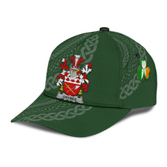 Clan Grymes Coat Of Arms - Irish Family Crest St Patrick's Day Classic CapMH25 Classic Cap - Grymes Coat Of Arms St Patrick's Day Classic Cap Irish Cap