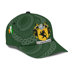 Clan Cosgrave Coat Of Arms - Irish Family Crest St Patrick's Day Classic CapTY45 Classic Cap - Cosgrave Coat Of Arms St Patrick's Day Classic Cap Irish Cap