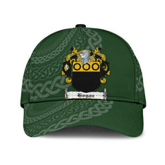 Clan Hogan Coat Of Arms - Irish Family Crest St Patrick's Day Classic CapCS78 Classic Cap - Hogan Coat Of Arms St Patrick's Day Classic Cap Irish Cap
