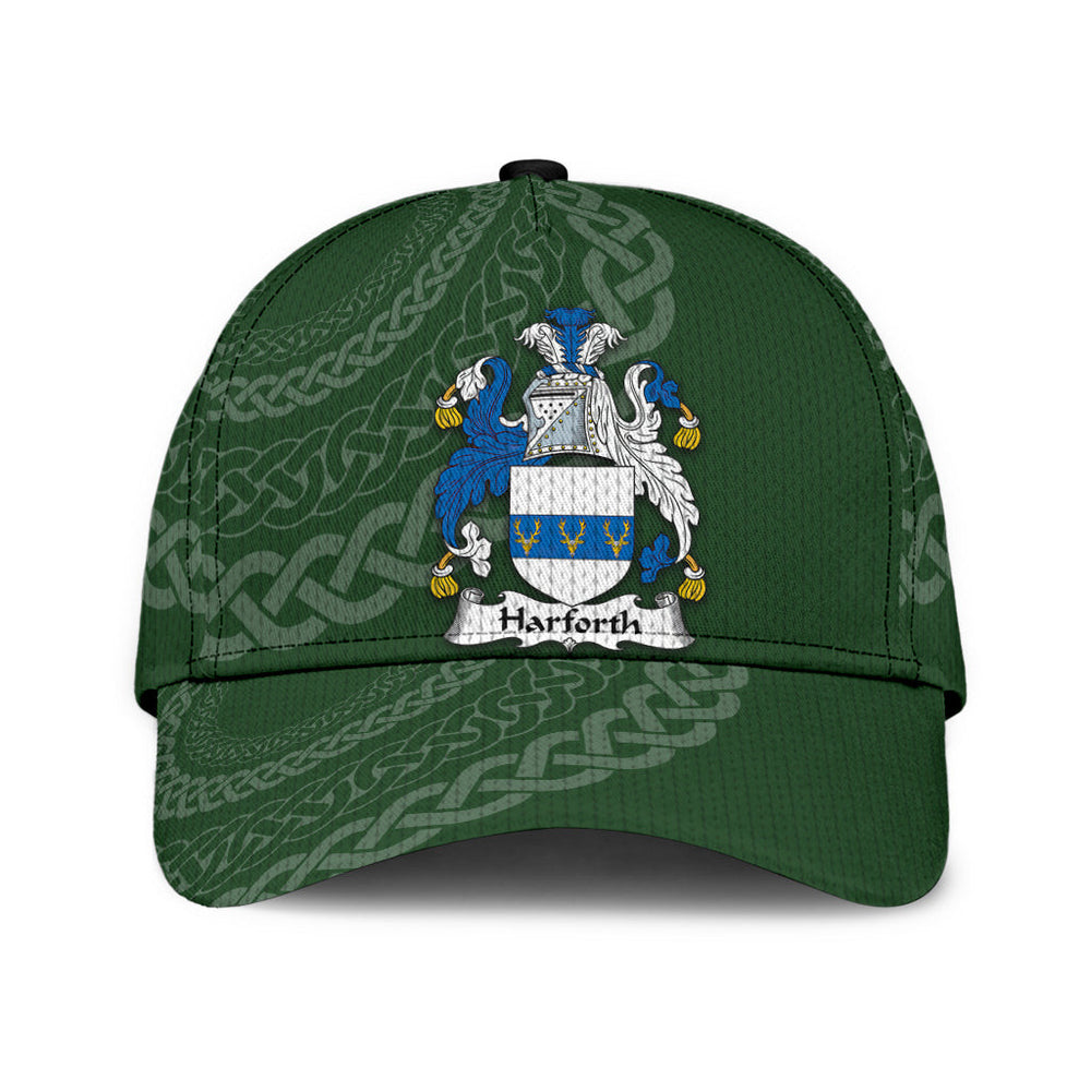 Clan Harforth Coat Of Arms - Irish Family Crest St Patrick's Day Classic CapJY34 Classic Cap - Harforth Coat Of Arms St Patrick's Day Classic Cap Irish Cap