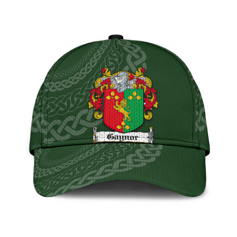 Clan Gaynor Coat Of Arms - Irish Family Crest St Patrick's Day Classic CapNX90 Classic Cap - Gaynor Coat Of Arms St Patrick's Day Classic Cap Irish Cap