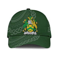 Clan Carrigan Coat Of Arms - Irish Family Crest St Patrick's Day Classic CapWX23 Classic Cap - Carrigan Coat Of Arms St Patrick's Day Classic Cap Irish Cap
