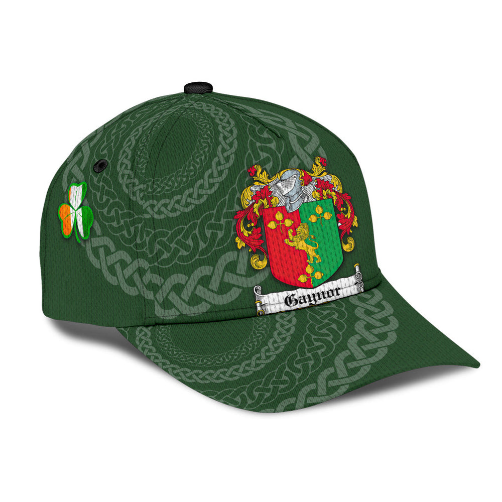 Clan Gaynor Coat Of Arms - Irish Family Crest St Patrick's Day Classic CapNX90 Classic Cap - Gaynor Coat Of Arms St Patrick's Day Classic Cap Irish Cap