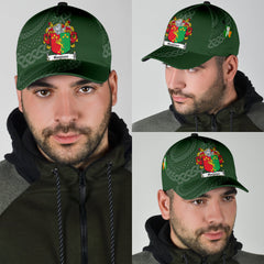 Clan Gaynor Coat Of Arms - Irish Family Crest St Patrick's Day Classic CapNX90 Classic Cap - Gaynor Coat Of Arms St Patrick's Day Classic Cap Irish Cap