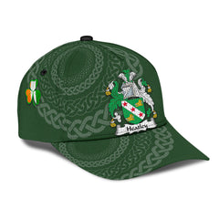 Clan Heatley Coat Of Arms - Irish Family Crest St Patrick's Day Classic CapMU20 Classic Cap - Heatley Coat Of Arms St Patrick's Day Classic Cap Irish Cap